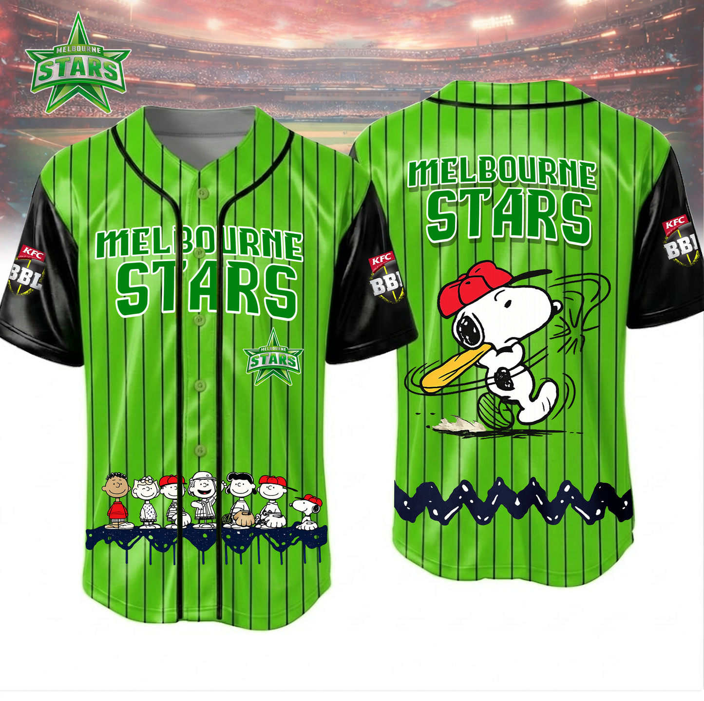 PREMIUM BBL X MS SNOPPY  Baseball Shirt LIMITED EDITONS NDT VHM 020426