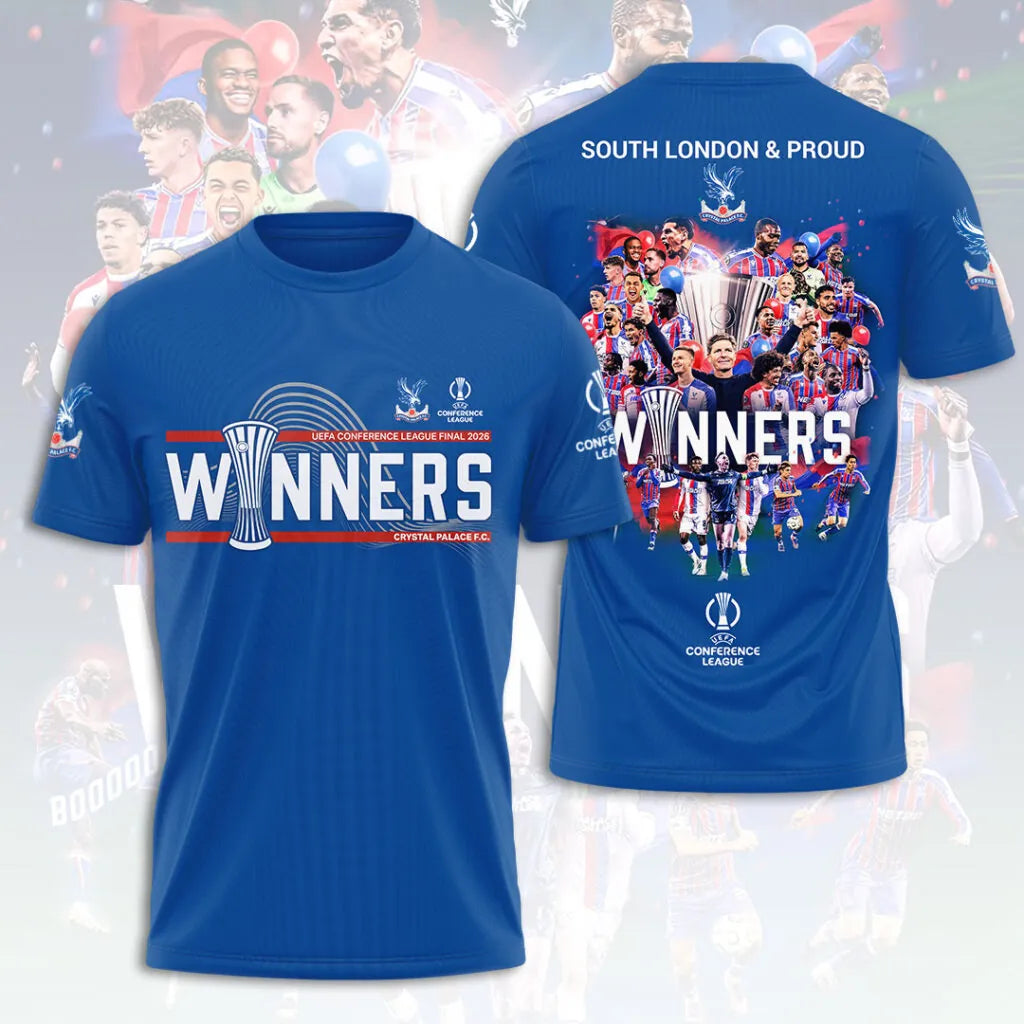 PREMIUM CRY X THANK FOR MEMORIES  UEFA Conference League Winners Shirt  V07 NDT LVH 280526