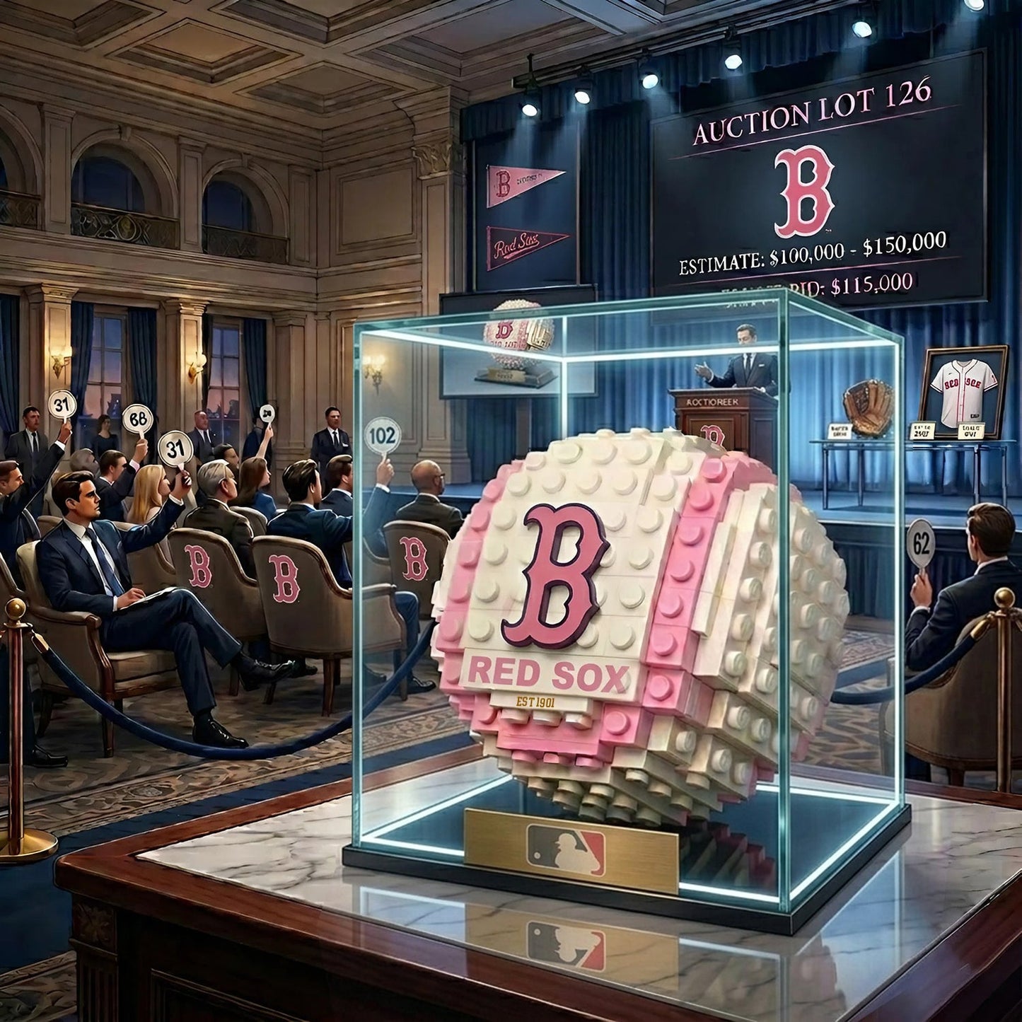 PREMIUM MLB ALL TEAM ANNIVERSARY 126TH The Heritage Masterpiece Brick Collection NDT NHM 280326
