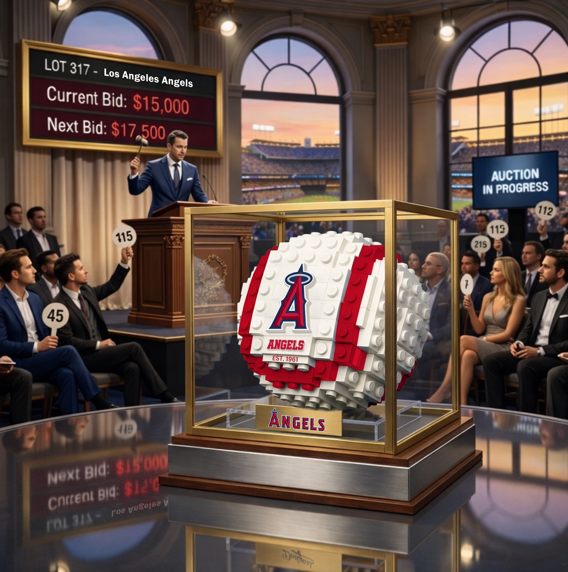 PREMIUM MLB X LAA Anniversary 126th  Heritage Masterpiece Brick Collection NDT VHM 300326