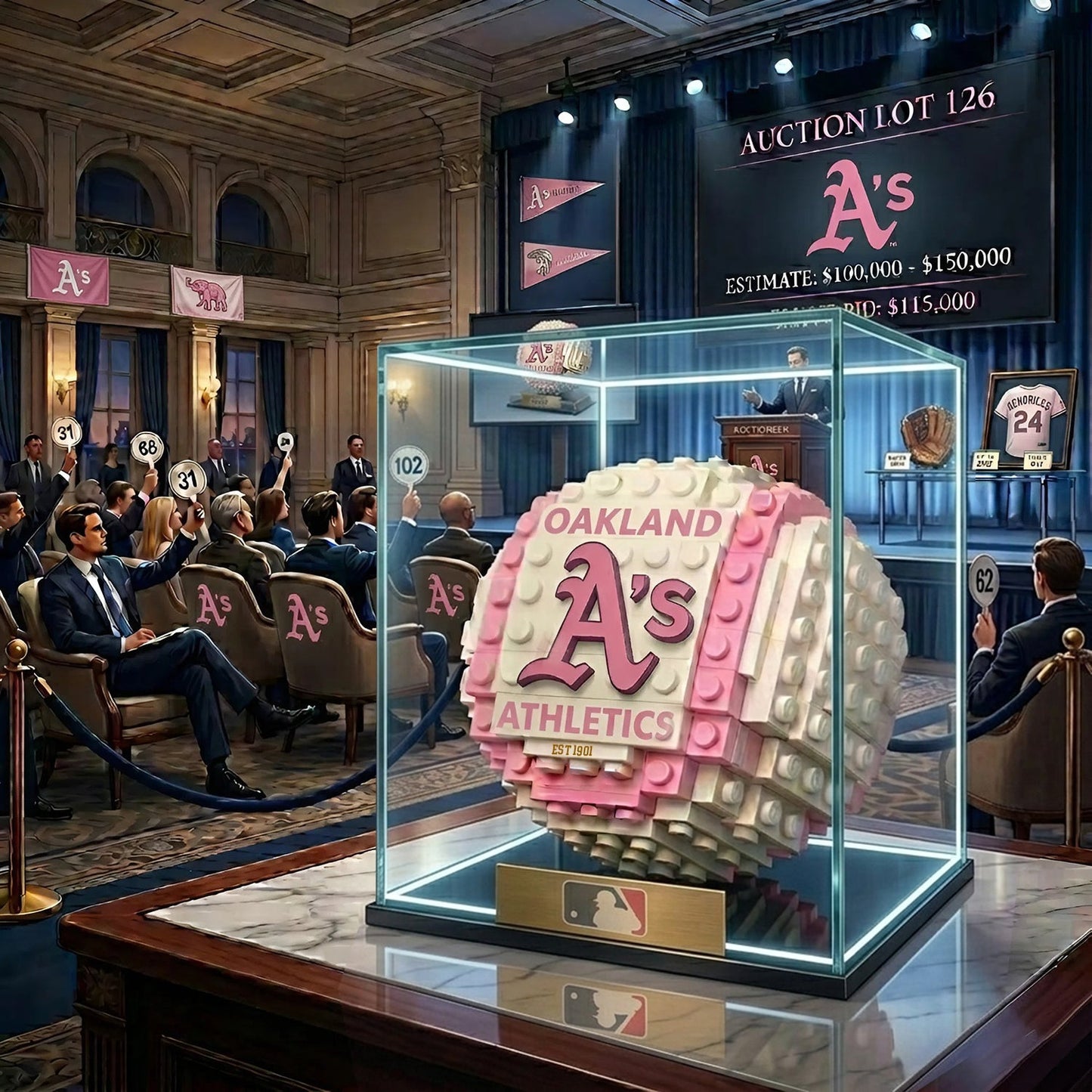 PREMIUM MLB ALL TEAM ANNIVERSARY 126TH The Heritage Masterpiece Brick Collection NDT NHM 280326