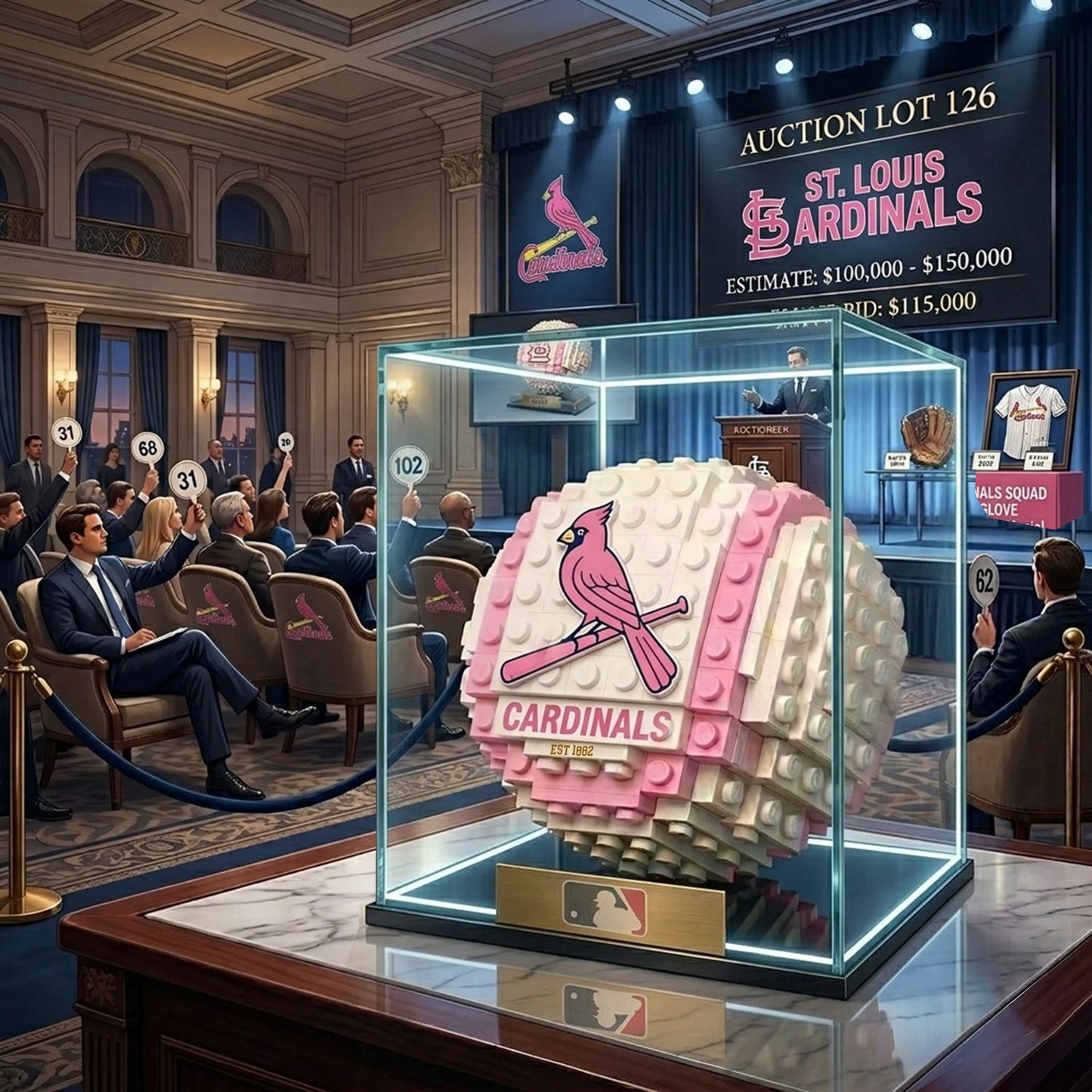 PREMIUM MLB ALL TEAM ANNIVERSARY 126TH The Heritage Masterpiece Brick Collection NDT NHM 280326