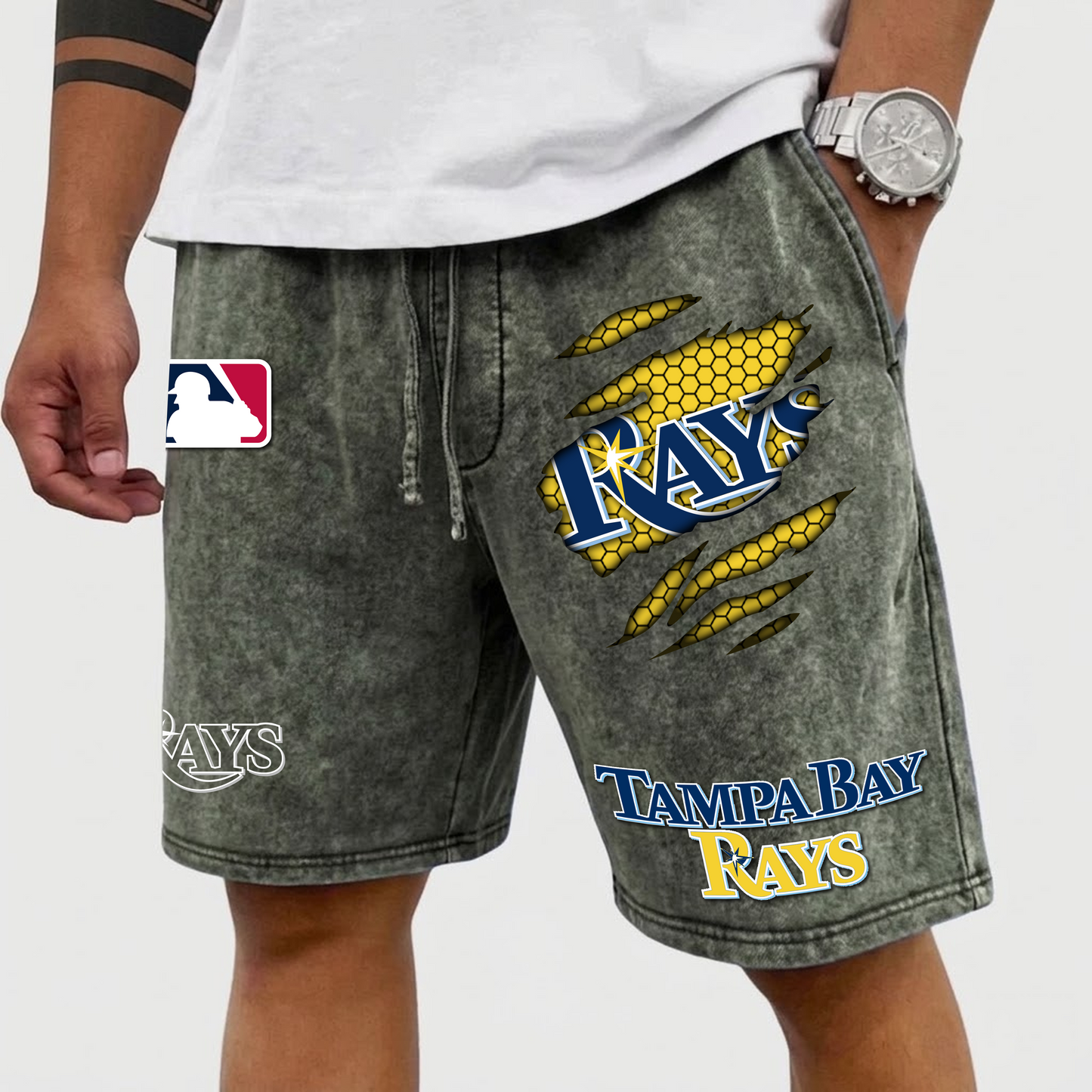 PREMIUM MLB X TBR WASH SHORT FOR SUMMERS HOLIDAY NDT VHM 080426