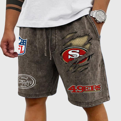 PREMIUM NFL X 49Ers Wash Shorts FOR SUMMER HOLIDAY NDT NTN 030426
