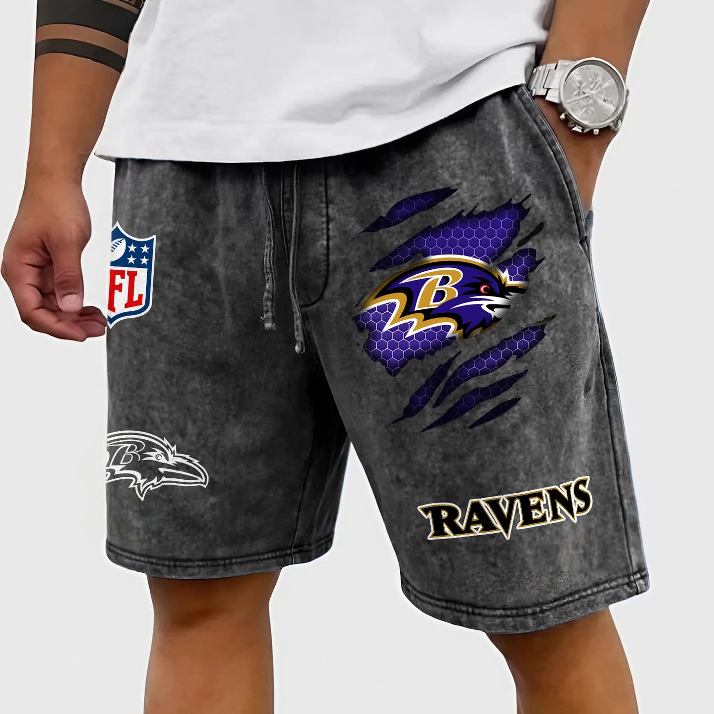 PREMIUM NFL X BAL CRACK SHORTS PANT FOR SUMMER HOLIDAY 130426 NDT NHM