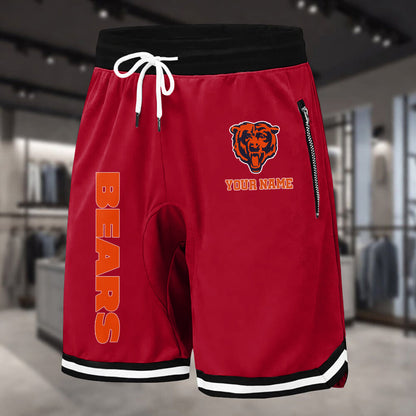 PREMIUM NFL X CHI Summer Fitness Breathable Basketball Shorts NDT LVH 60426