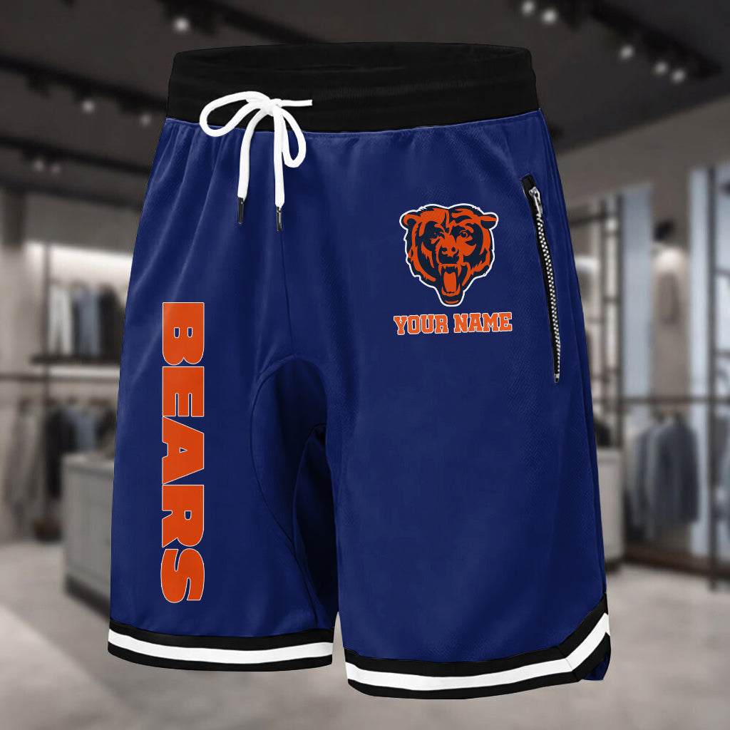 PREMIUM NFL X CHI Summer Fitness Breathable Basketball Shorts NDT LVH 230426