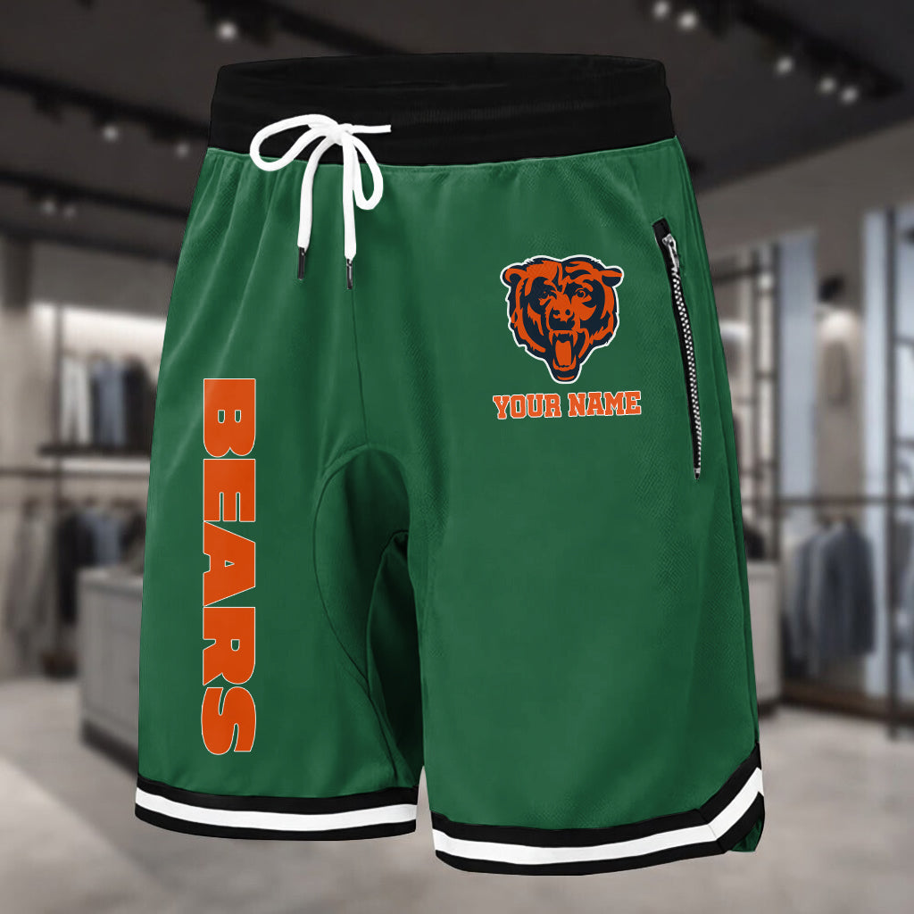 PREMIUM NFL X CHI Summer Fitness Breathable Basketball Shorts NDT LVH 230426