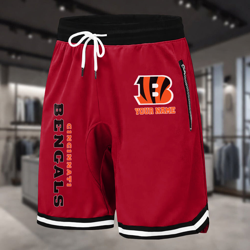 PREMIUM NFL X CIN Summer Fitness Breathable Basketball Shorts NDT LVH 60426