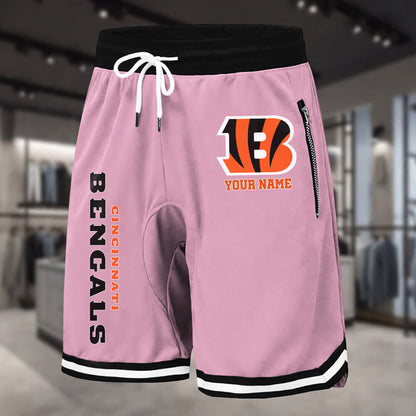 PREMIUM NFL X CIN Summer Fitness Breathable Basketball Shorts NDT LVH 230426