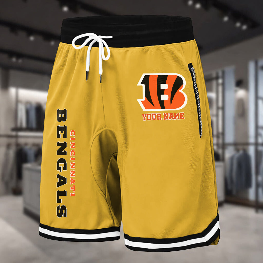 PREMIUM NFL X CIN Summer Fitness Breathable Basketball Shorts NDT LVH 230426
