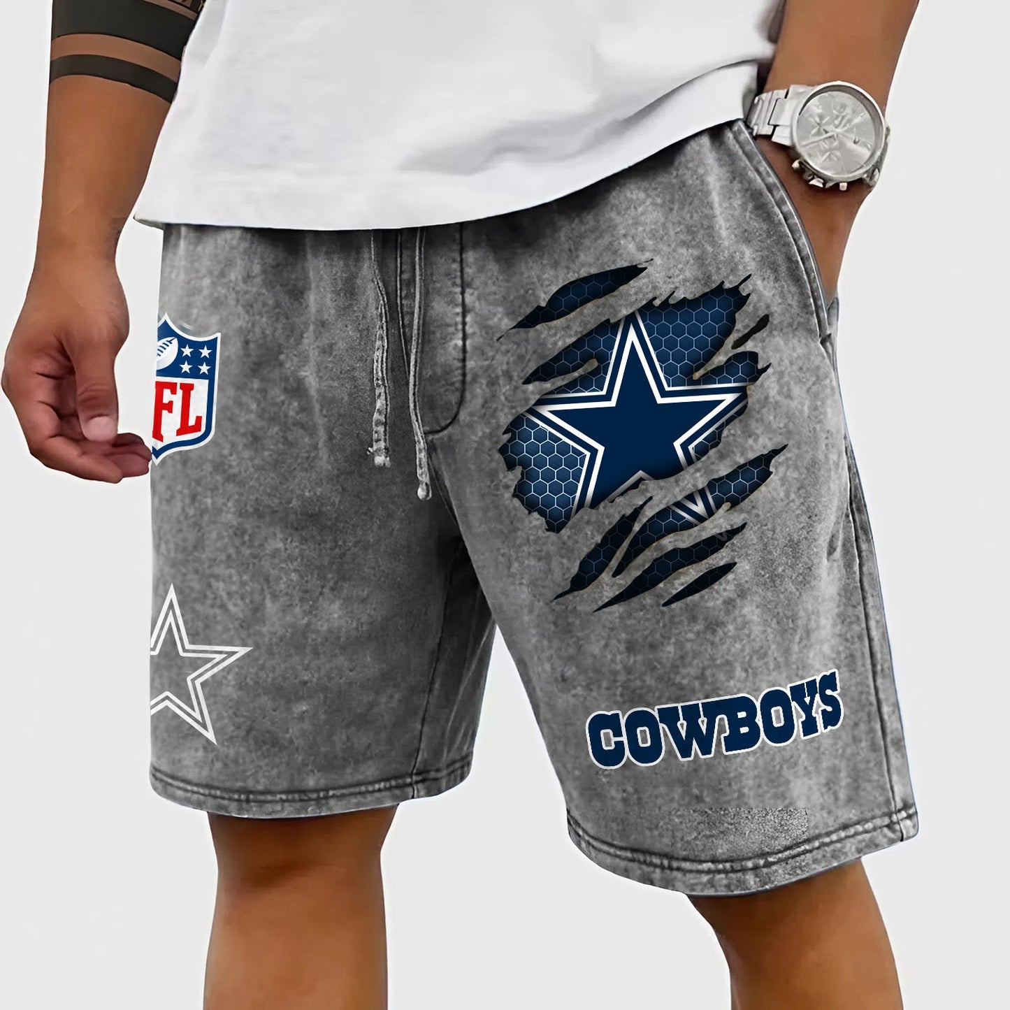 PREMIUM NFL X DAL CRACK SHORTS PANT FOR SUMMER HOLIDAY 130426 NDT NHM