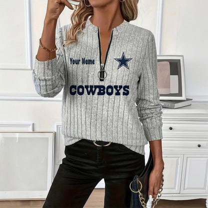 PREMIUM NFL X DC Women's knitted zipper long sleeves NDT LVH