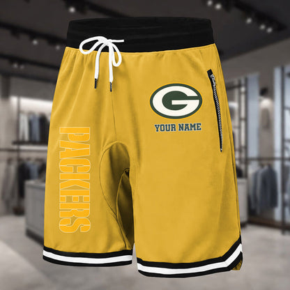 PREMIUM NFL X GB Summer Fitness Breathable Basketball Shorts NDT LVH 60426