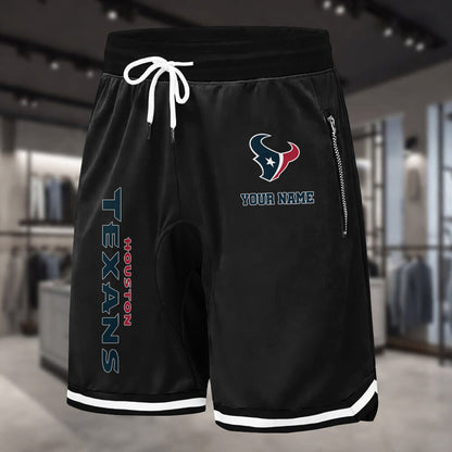 PREMIUM NFL X HOU Summer Fitness Breathable Basketball Shorts NDT LVH 60426