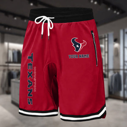 PREMIUM NFL X HOU Summer Fitness Breathable Basketball Shorts NDT LVH 230426