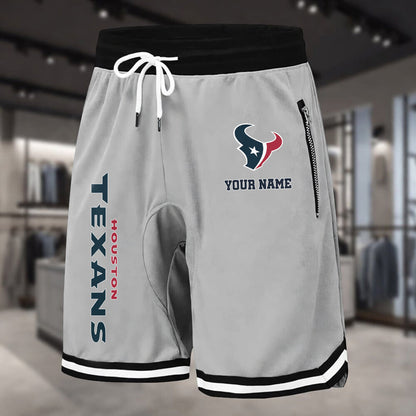 PREMIUM NFL X HOU Summer Fitness Breathable Basketball Shorts NDT LVH 230426