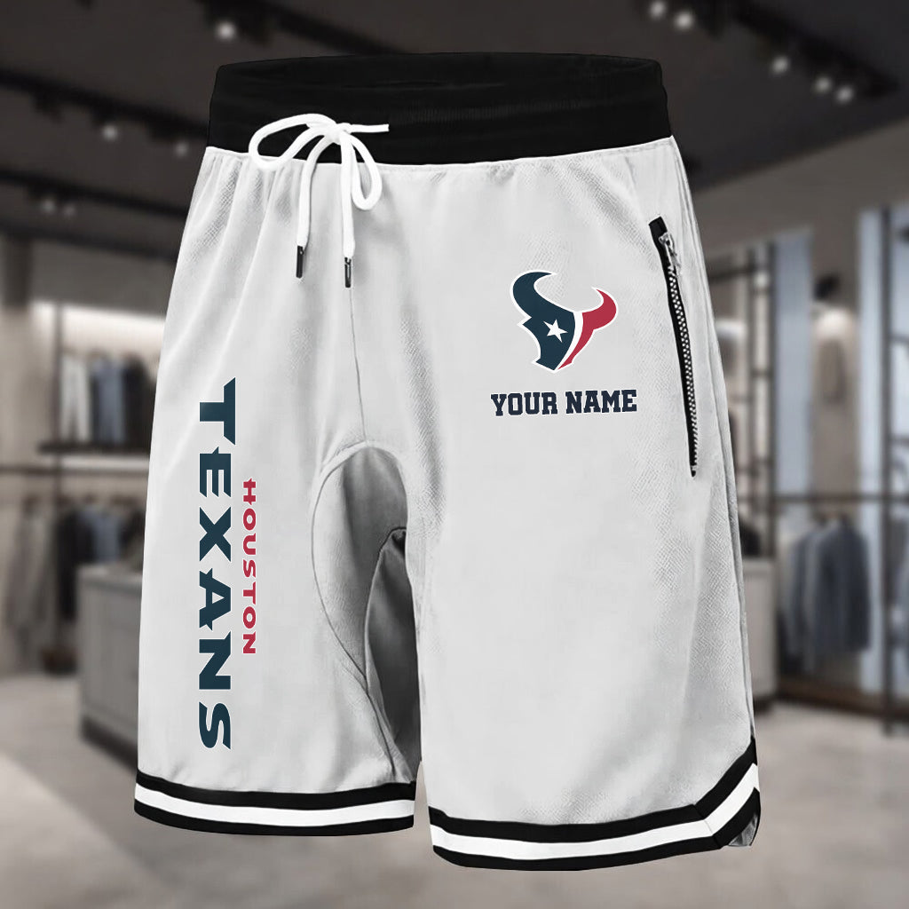 PREMIUM NFL X HOU Summer Fitness Breathable Basketball Shorts NDT LVH 230426