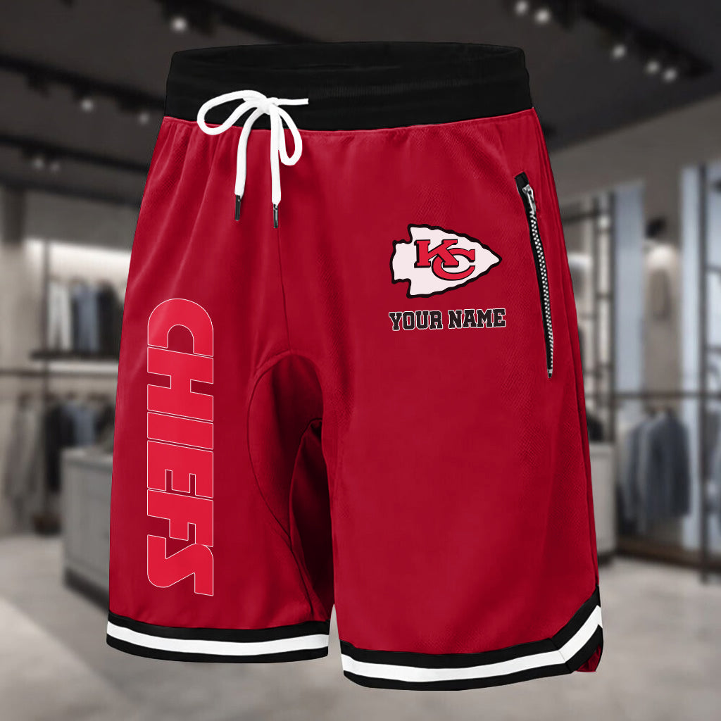 PREMIUM NFL X KC Summer Fitness Breathable Basketball Shorts NDT LVH 230426
