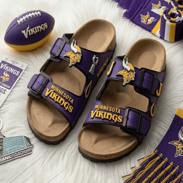 PREMIUM NFL X MV Birken-Inspired Double-Strap Sandals For Summer Holiday NDT VHM 270426