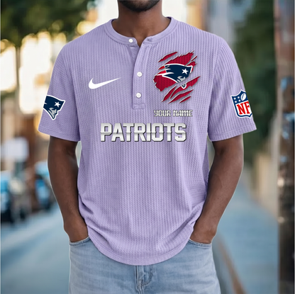 PREMIUM NFL  X  NEP Crew neck button Henry Shirt Limited Editions NDT VHM 230426