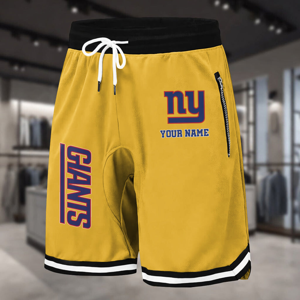 PREMIUM NFL X NYG Summer Fitness Breathable Basketball Shorts NDT LVH 60426