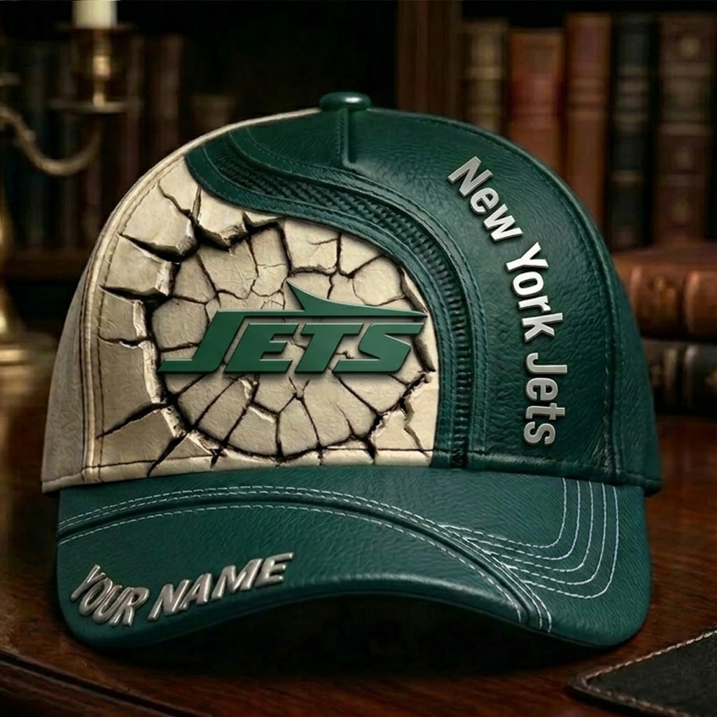 PREMIUM  NFL X NYJ CRACK HAT LIMITED EDITIONS NDT NTN 140426