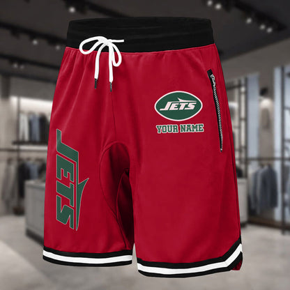 PREMIUM NFL X NYJ Summer Fitness Breathable Basketball Shorts NDT LVH 230426