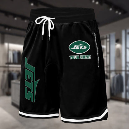 PREMIUM NFL X NYJ Summer Fitness Breathable Basketball Shorts NDT LVH 230426
