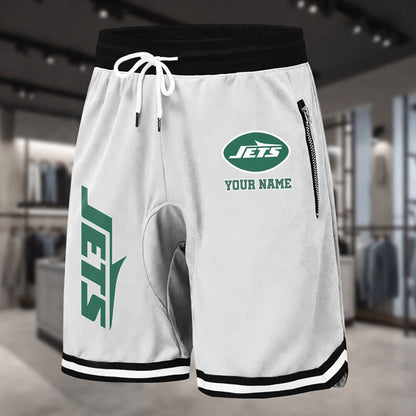 PREMIUM NFL X NYJ Summer Fitness Breathable Basketball Shorts NDT LVH 230426
