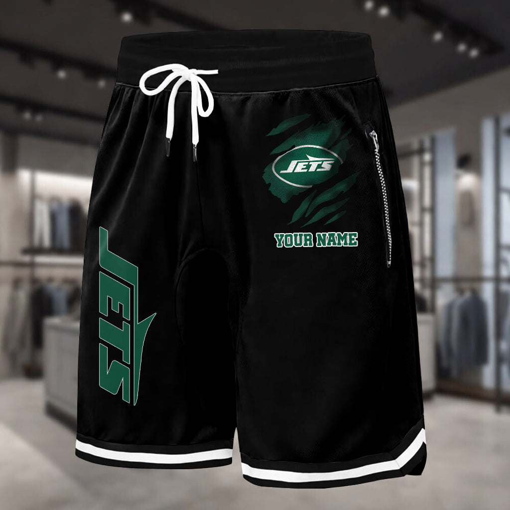 PREMIUM NFL X NYJ Summer Fitness Breathable Basketball Shorts v2 NDT LVH 230426