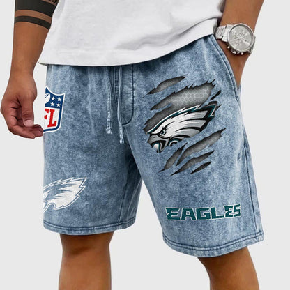 PREMIUM NFL X PE Wash Shorts FOR SUMMER HOLIDAY NDT NTN 030426