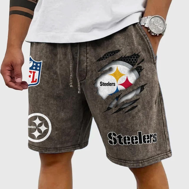 PREMIUM NFL X PS Wash Shorts FOR SUMMER HOLIDAY NDT NTN 030426