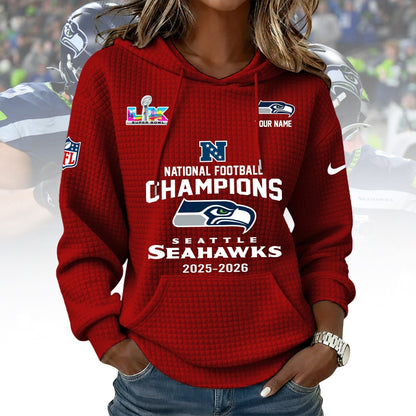 PREMIUM NFL X SEAHAW WOMEN WAFFLE FOR CHAMPIONSHIP NDT NHM