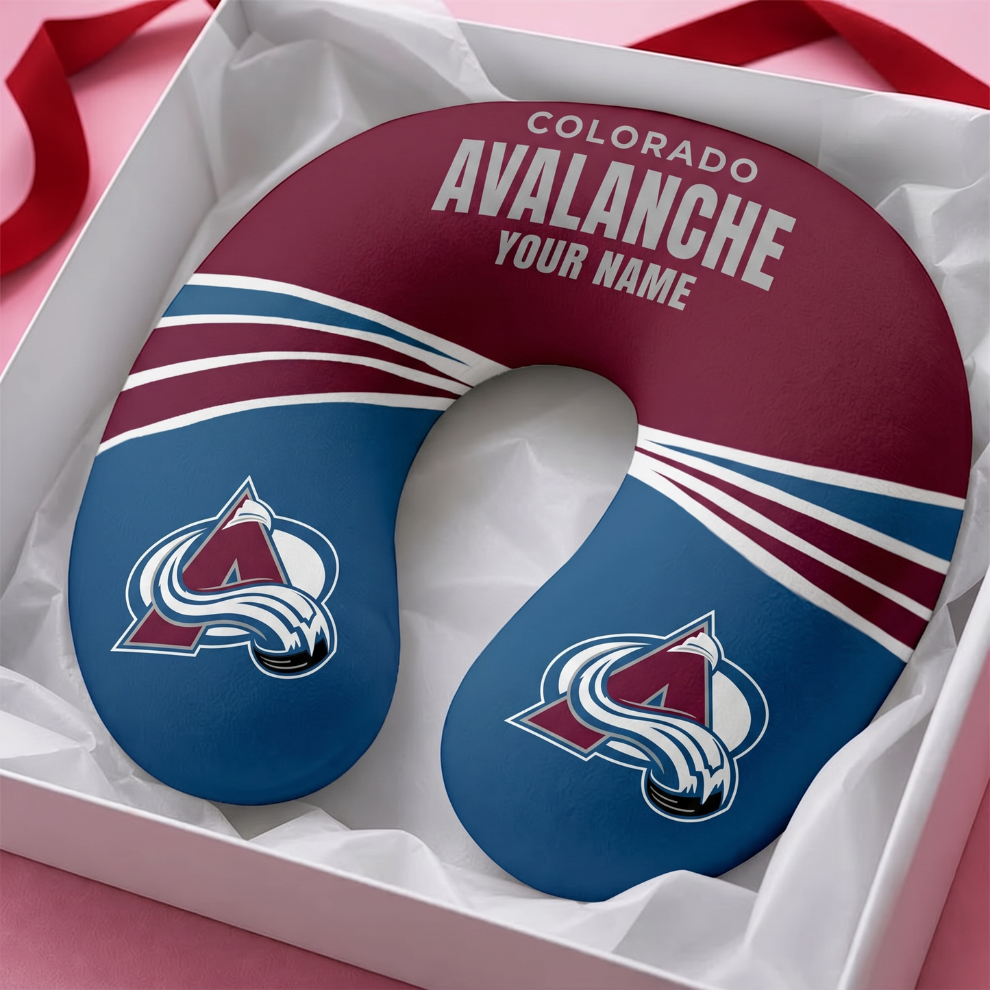 PREMIUM NHL X CA Neck Pillow Custome Name For Fan NDT VHM 150526