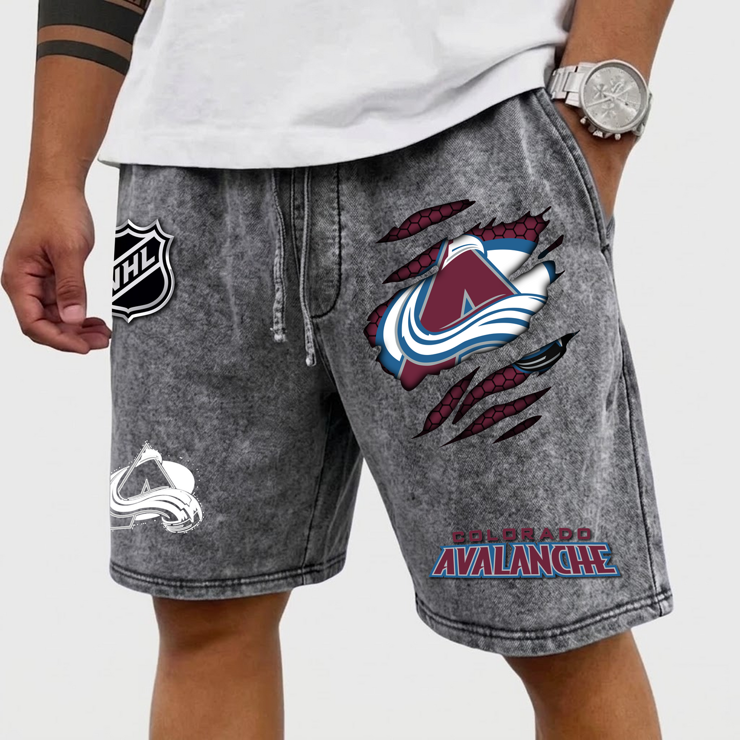 PREMIUM NHL X CA WASH SHORTS FOR SUMMER HOLIDAY NDT VHM  070426