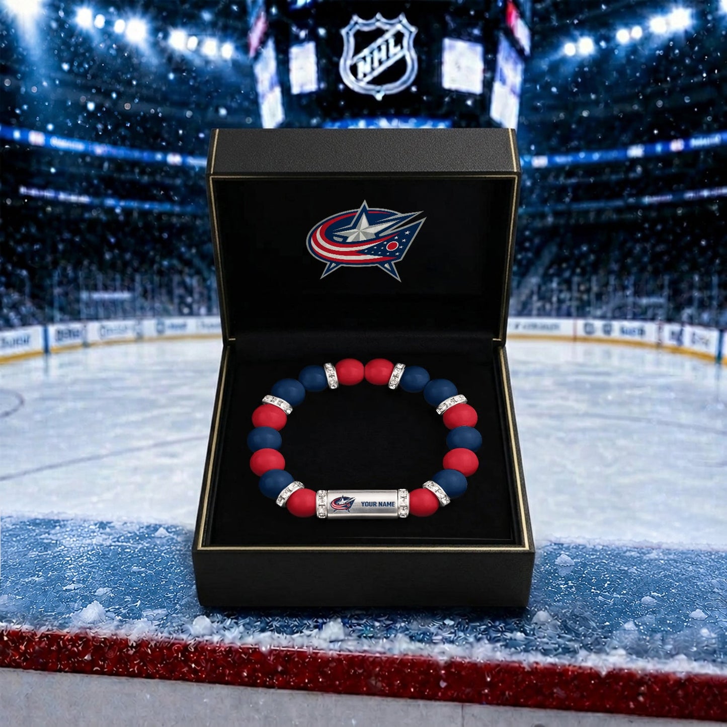 PREMIUM NHL X CBJ Custom Name Handcrafted Lucky Energy Bracelet Gift For Fans - Limited Edition NDT NHM 270526