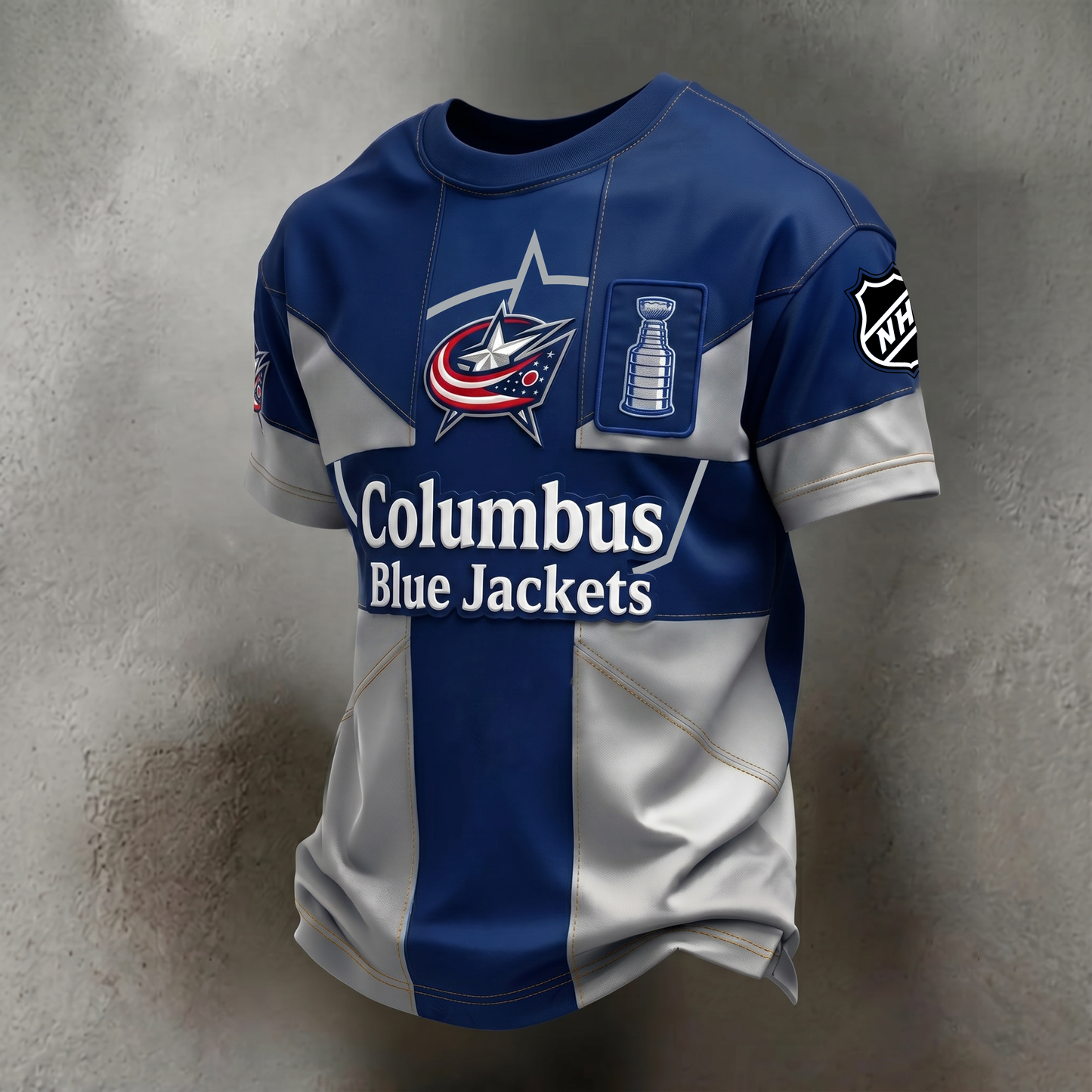 PREMIUM NHL X CBJ  SHIRT FOR SUMMER HOLIDAY NDT VHM 080526