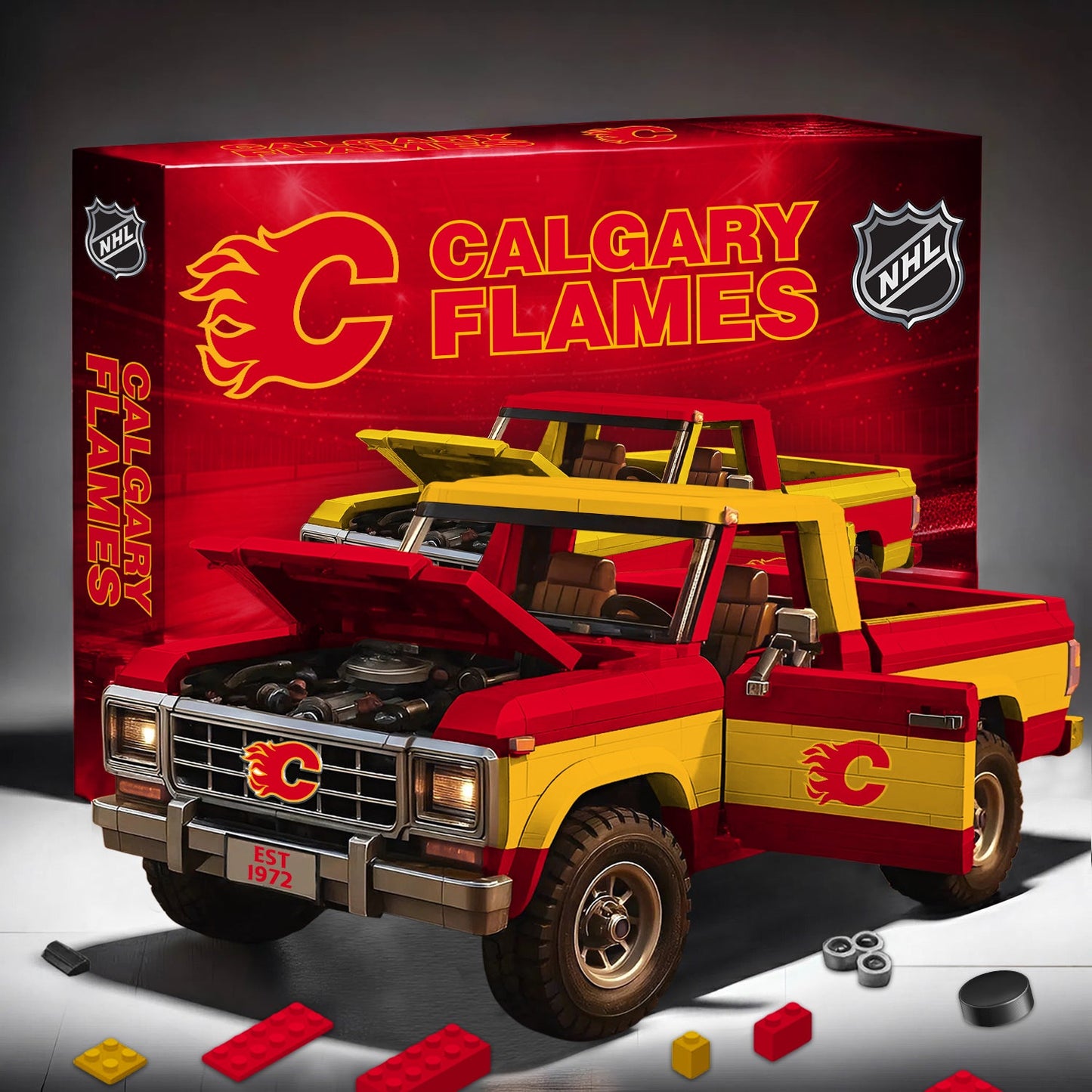PREMIUM NHL X CF Elite Craft Ford F150 3D Build Your Own Toy NDT NHM 180426