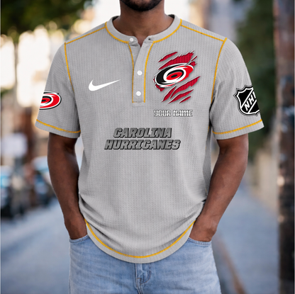 PREMIUM NHL X CH Crew neck button Henry Shirt Limited Editions NDT VHM 20426