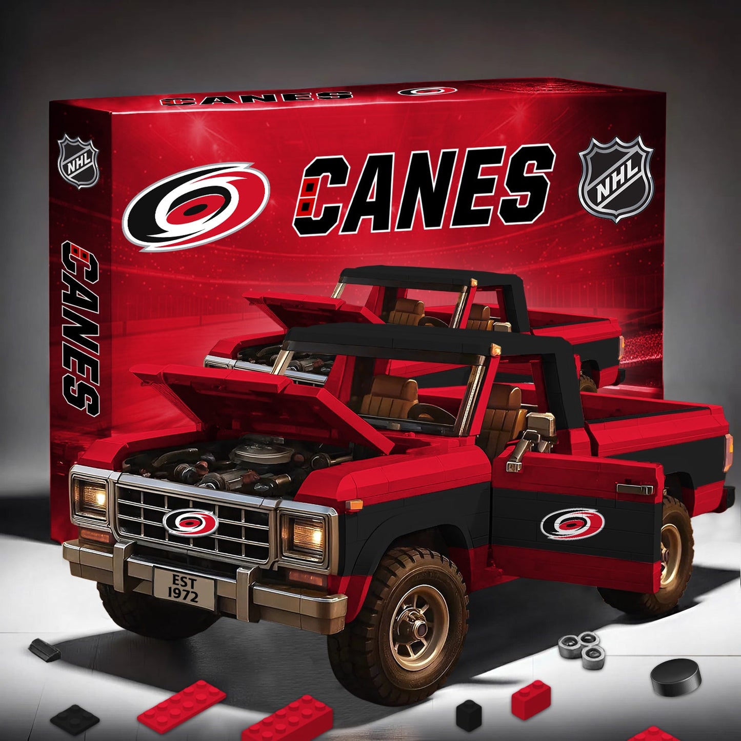 PREMIUM NHL X CH Elite Craft Ford F150 3D Build Your Own Toy NDT NHM 180426