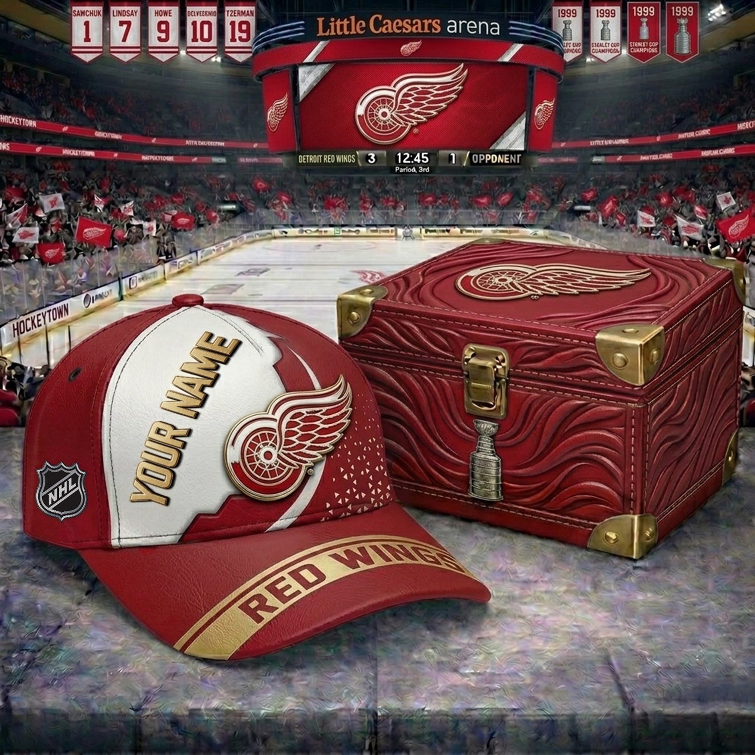 PREMIUM NHL X DRW CRACK CUSTOM NAME V4 HAT NDT NHM 200426