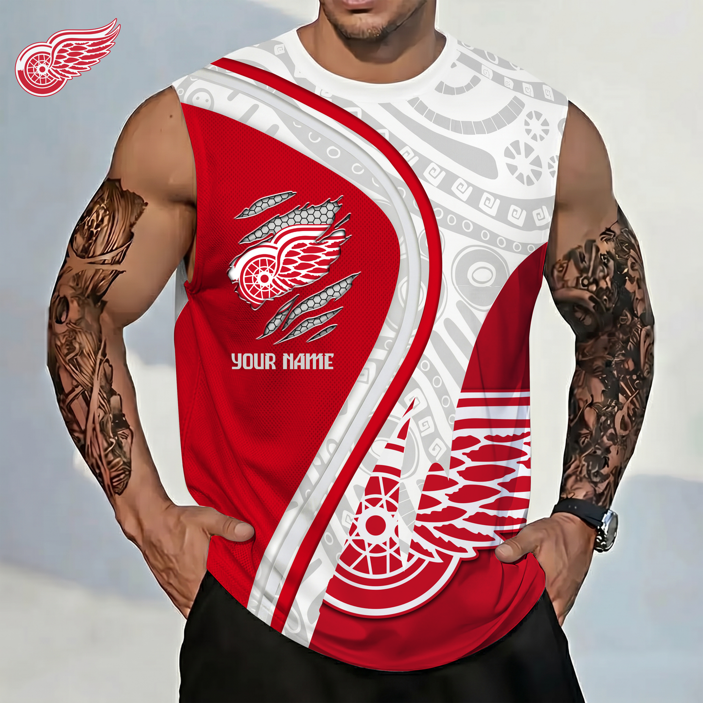 PREMIUM NHL X DRW Personalized Tank Top Gift For Fans NDT VHM 140526