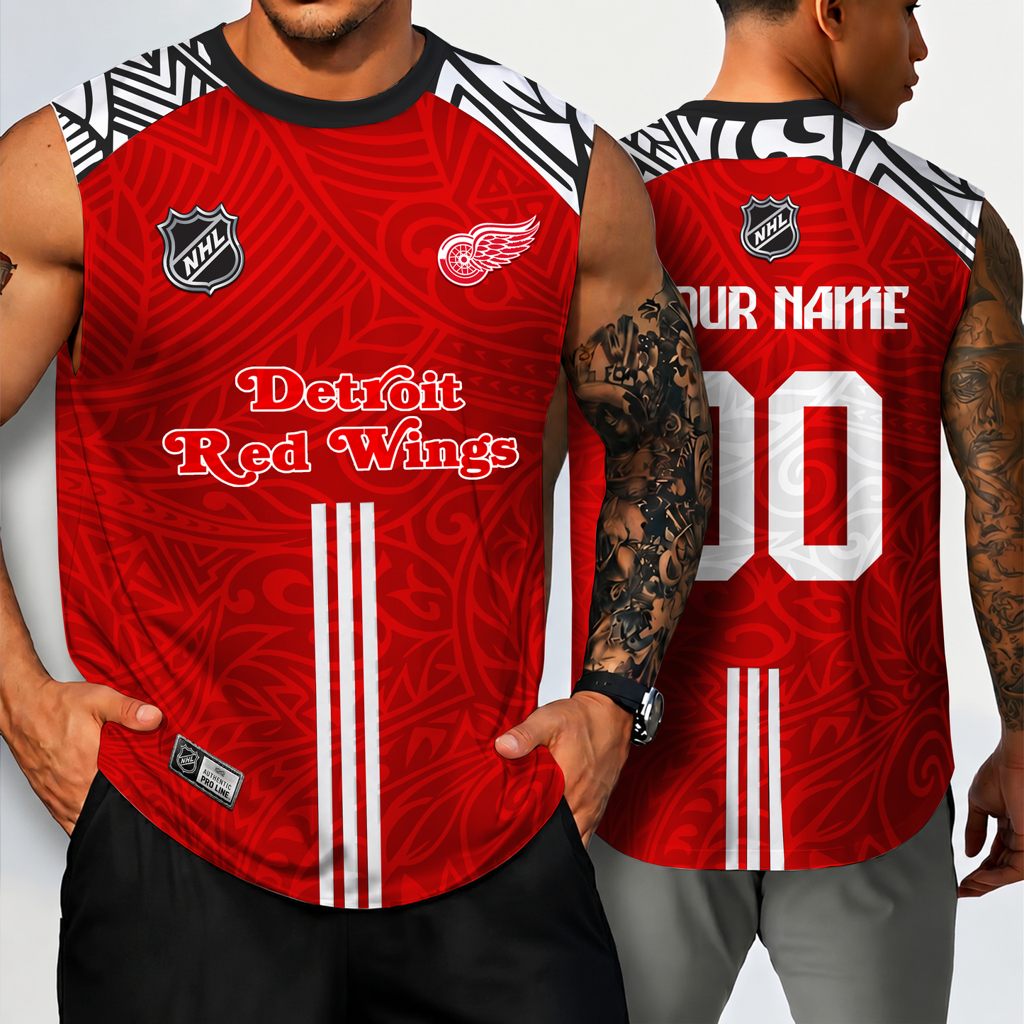 PREMIUM NHL X DRW Personalized Tank Top V2 Gift For Fans NDT VHM 160526