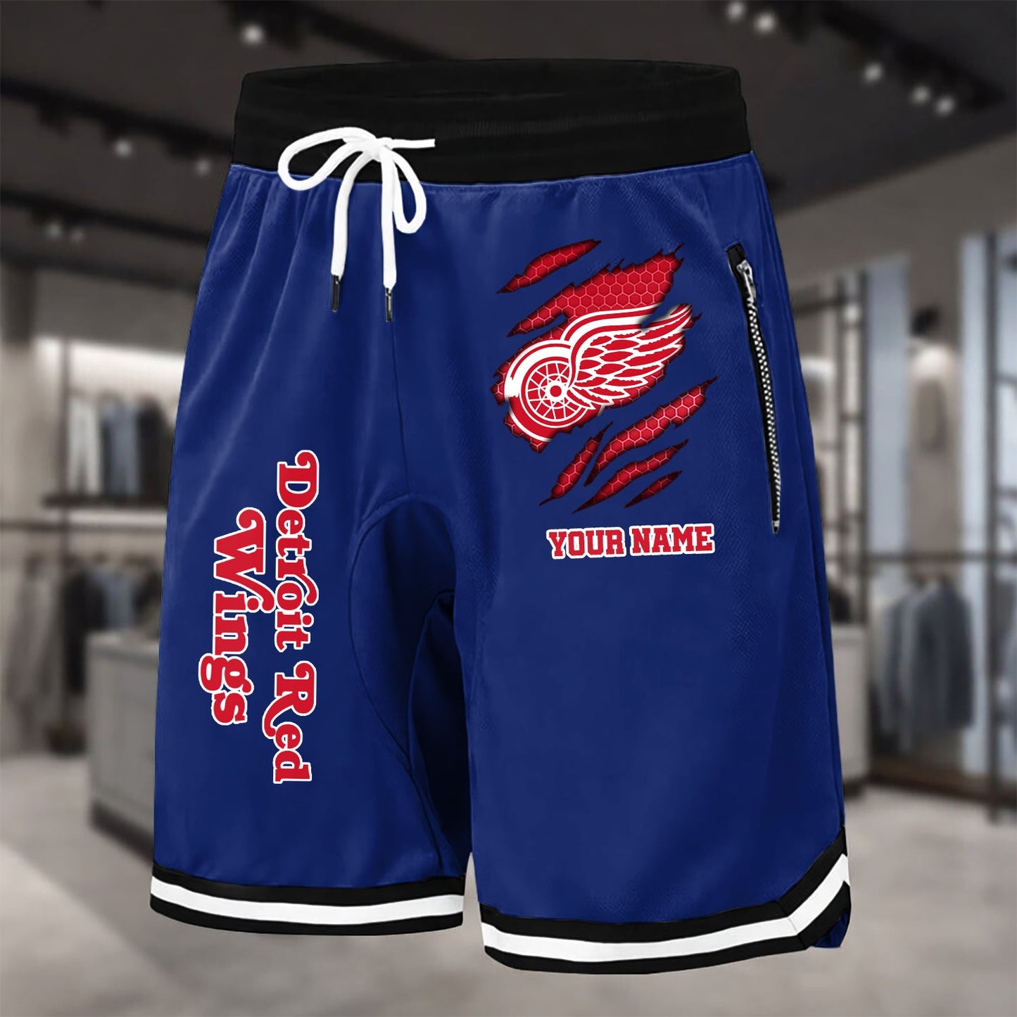 PREMIUM NHL X DRW Summer Fitness Breathable Basketball Shorts NDT NHM 240426