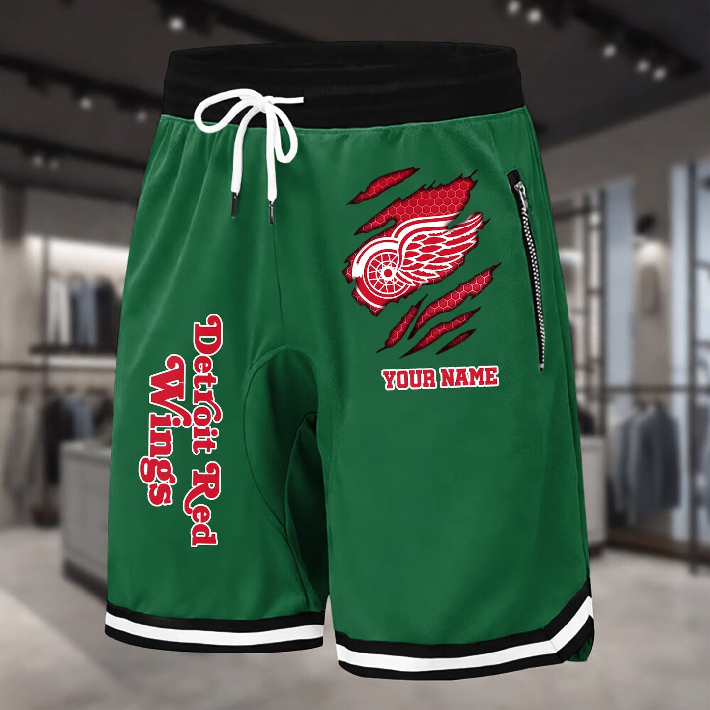 PREMIUM NHL X DRW Summer Fitness Breathable Basketball Shorts NDT NHM 240426
