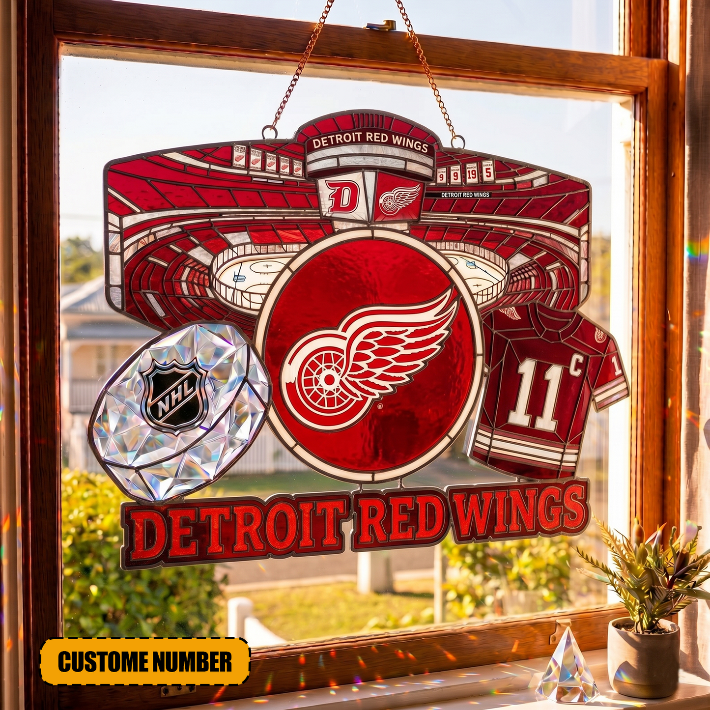 PREMIUM NHL  X DRW Suncatcher Custom  Name  Limited Edition NDT VHM 240426