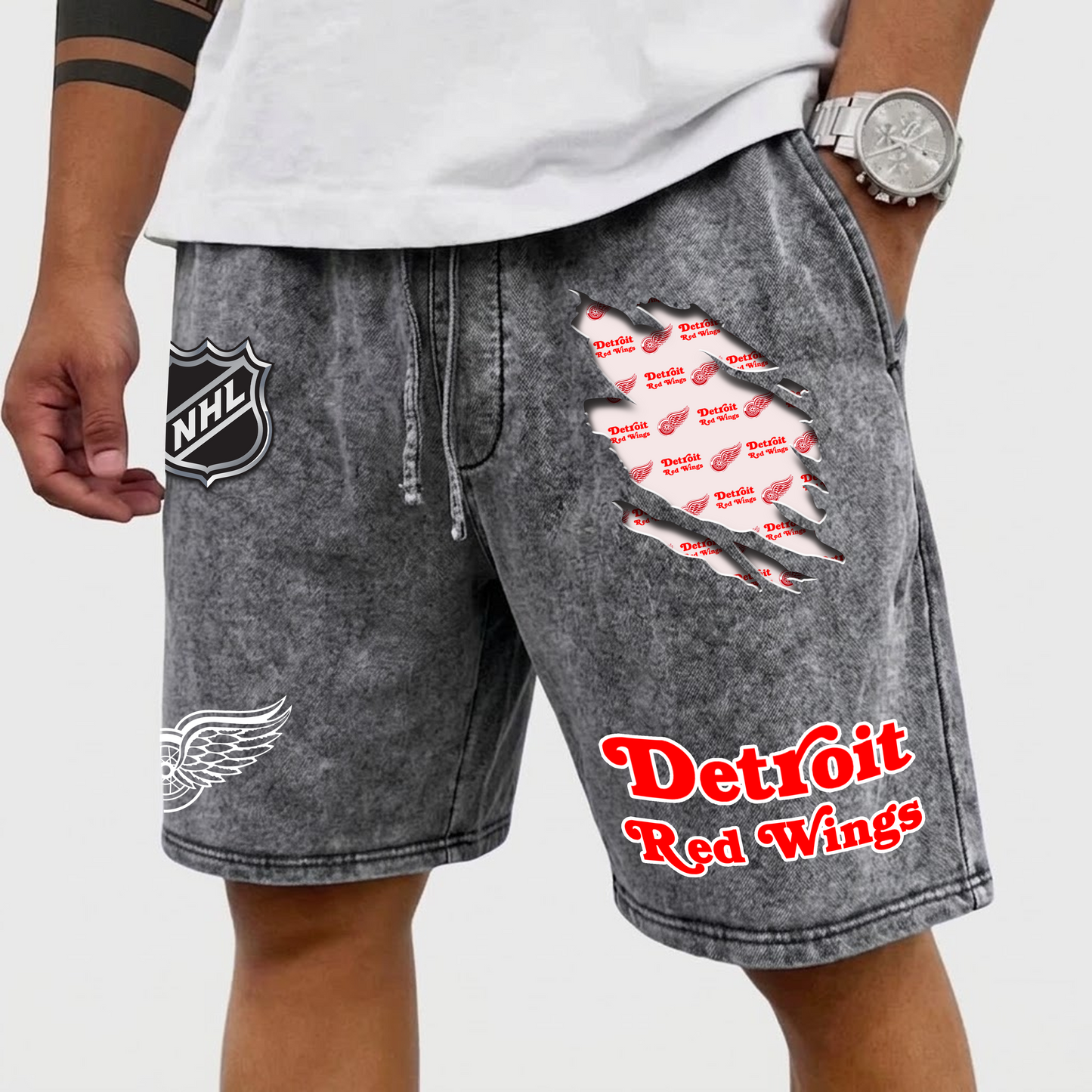 PREMIUM NHL X DRW WASH SHORT FOR SUMMERS HOLIDAY V2 NDT VHM 080426