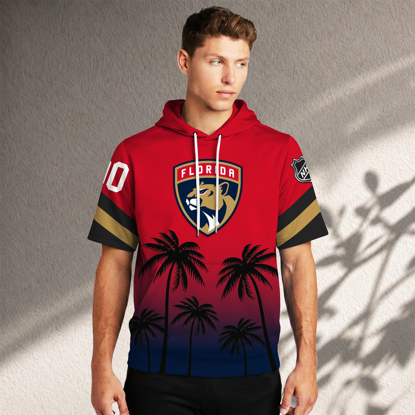 PREMIUM NHL X FP Short Sleeve Hoodie T-Shirt FOR SUMMER HOLIDAY NDT VHM 160526