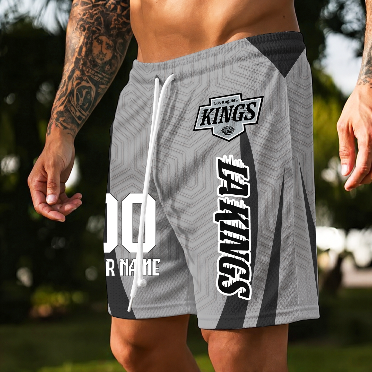 PREMIUM NHL X LAK Personalized Short Pants  For Summer Holiday NDT VHM 150526